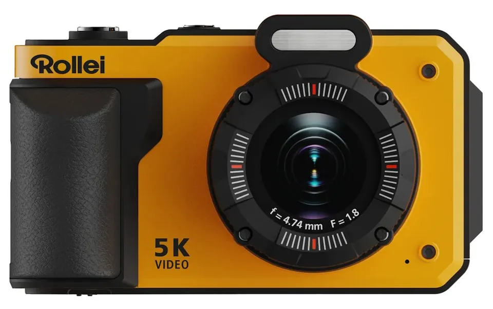 Rollei Sportsline 64 Pro/ 21 MPix/ 18x digital zoom/ 2,88 IPS LCD/ 5K video/ EIS Stabilizace/ 8m IP68/ Oranžový