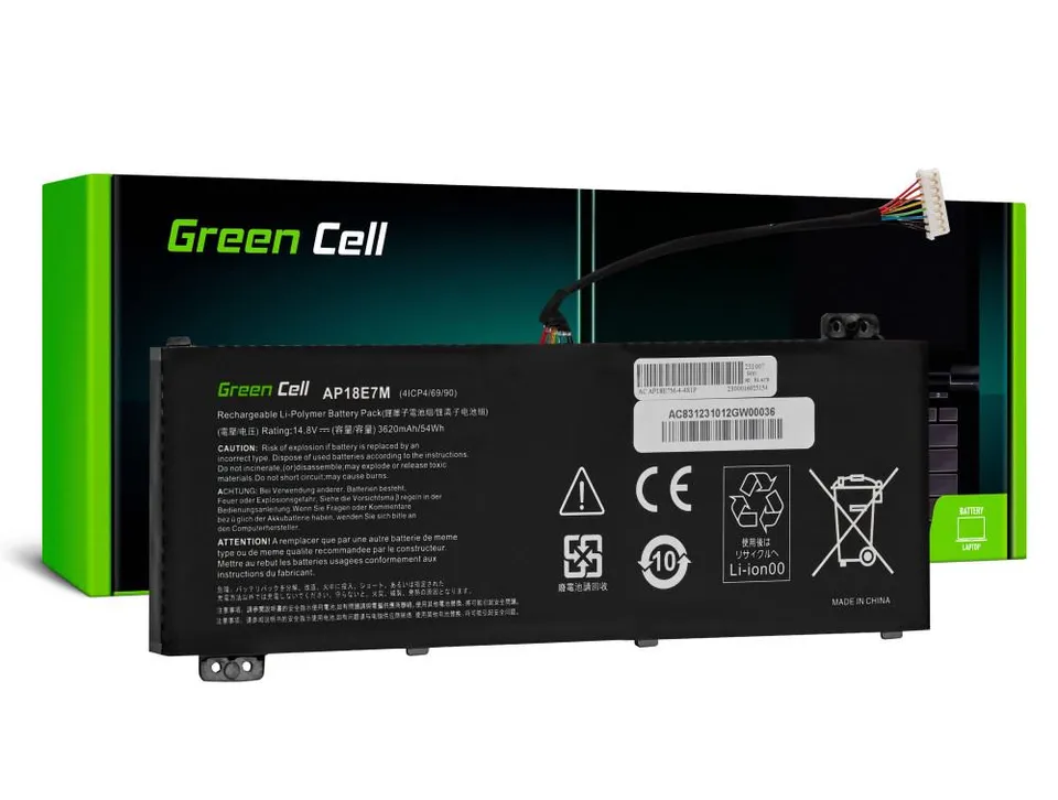 Green Cell AP18E7M AP18E8M Battery for Acer Nitro 5 AN515-44 AN515-45 AN515-54 A