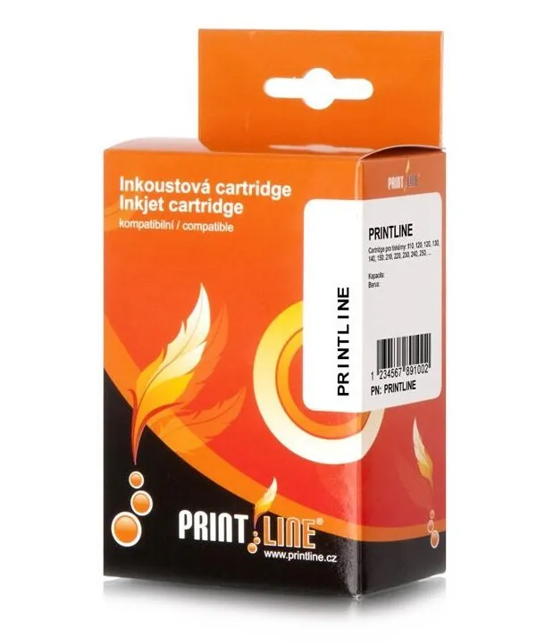 PRINTLINE kompatibilní cartridge s Canon CLi-8C / pro IP4200, IP5200 / 16 ml, Cyan, čip
