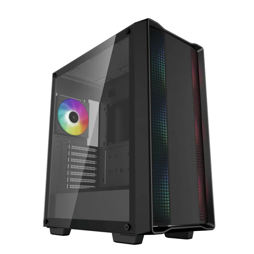 DEEPCOOL skříň CC560 ARGB V2 / ATX / 4x120 mm fan ARGB / USB 3.0 / USB 2.0 / černá