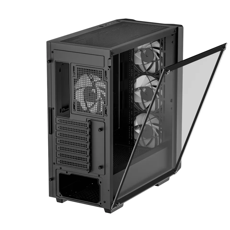 DEEPCOOL skříň CC560 ARGB V2 / ATX / 4x120 mm fan ARGB / USB 3.0 / USB 2.0 / černá