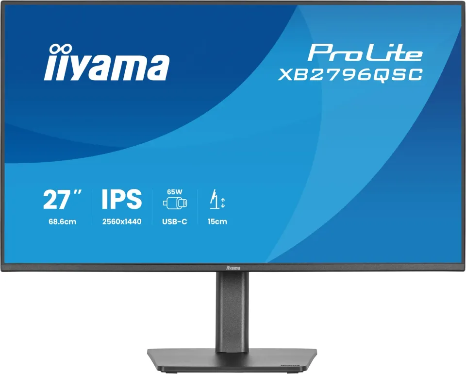 iiyama ProLite/XB2796QSC-B1/27"/IPS/QHD/75Hz/4ms/Černá/3R