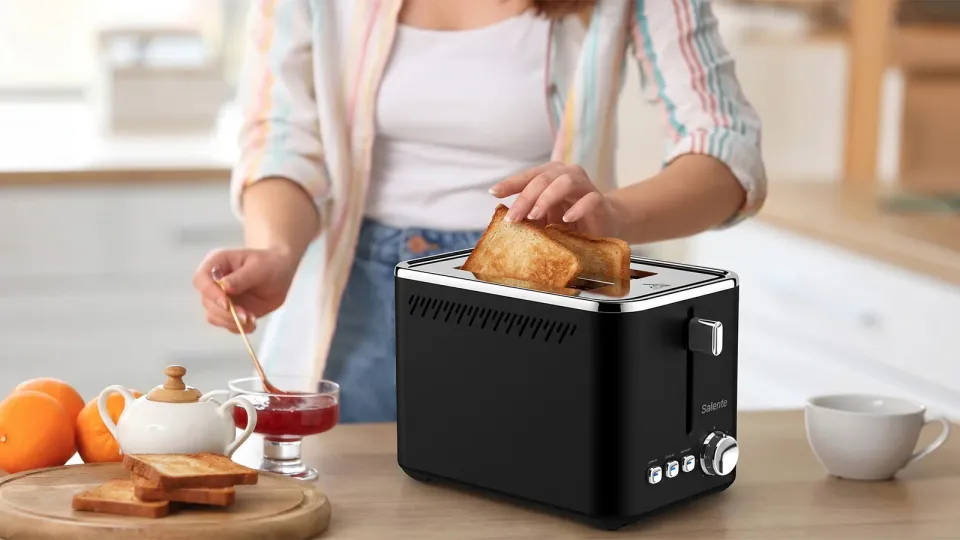 Salente ToastPro, topinkovač, nerez, černý