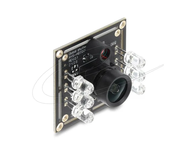 Delock USB 2.0 Kamerový modul s globální závěrkou, černobílý 0,92 megapixelový,