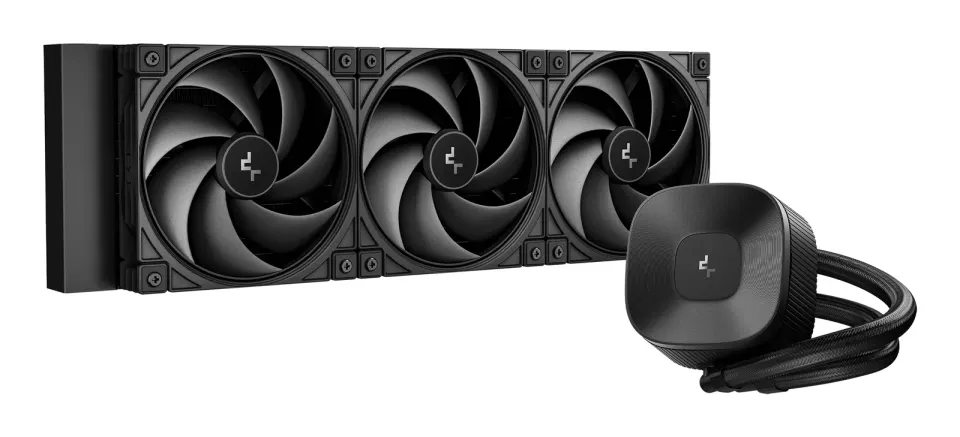 DEEPCOOL Vodní chladič LE360 V2 ZERO DARK, 3x120mm, ARGB, AM5, LGA1851, černá