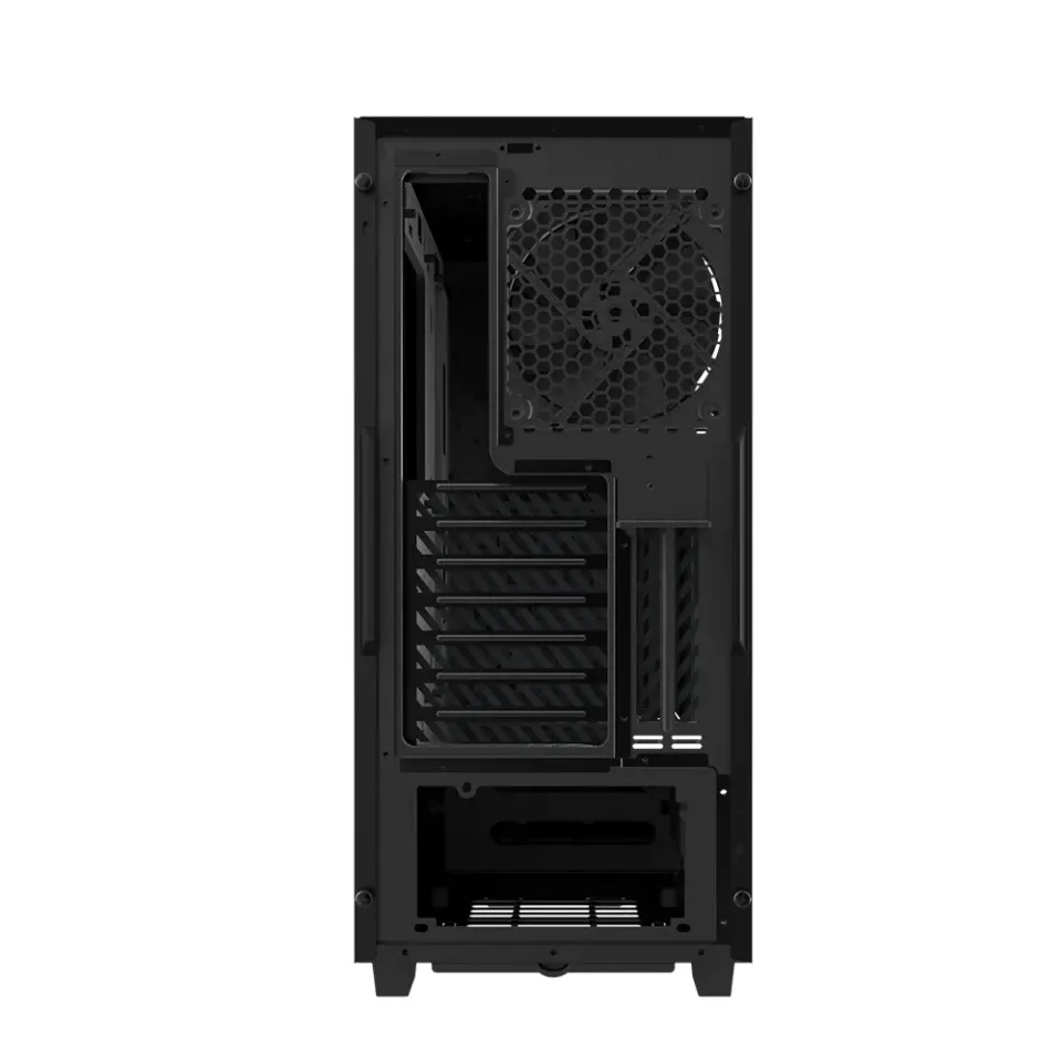 GIGABYTE skrín case GB-AC300G, RGB Lighting, bez zdroje, transparentní bok, Mid