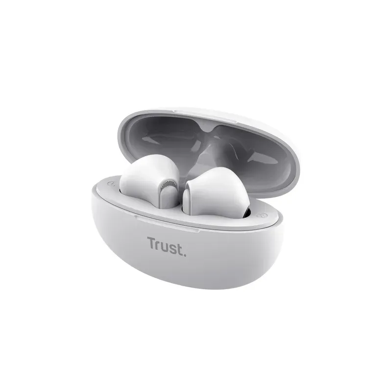 TRUST sluchátka Yavi, Bluetooth, špunty, bilá