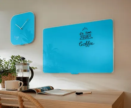 LEITZ Magnetická tabule na zeď Cosy 800x600mm, klidná modrá