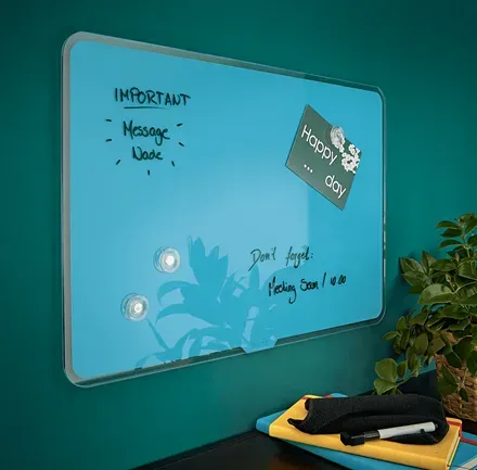 LEITZ Magnetická tabule na zeď Cosy 800x600mm, klidná modrá