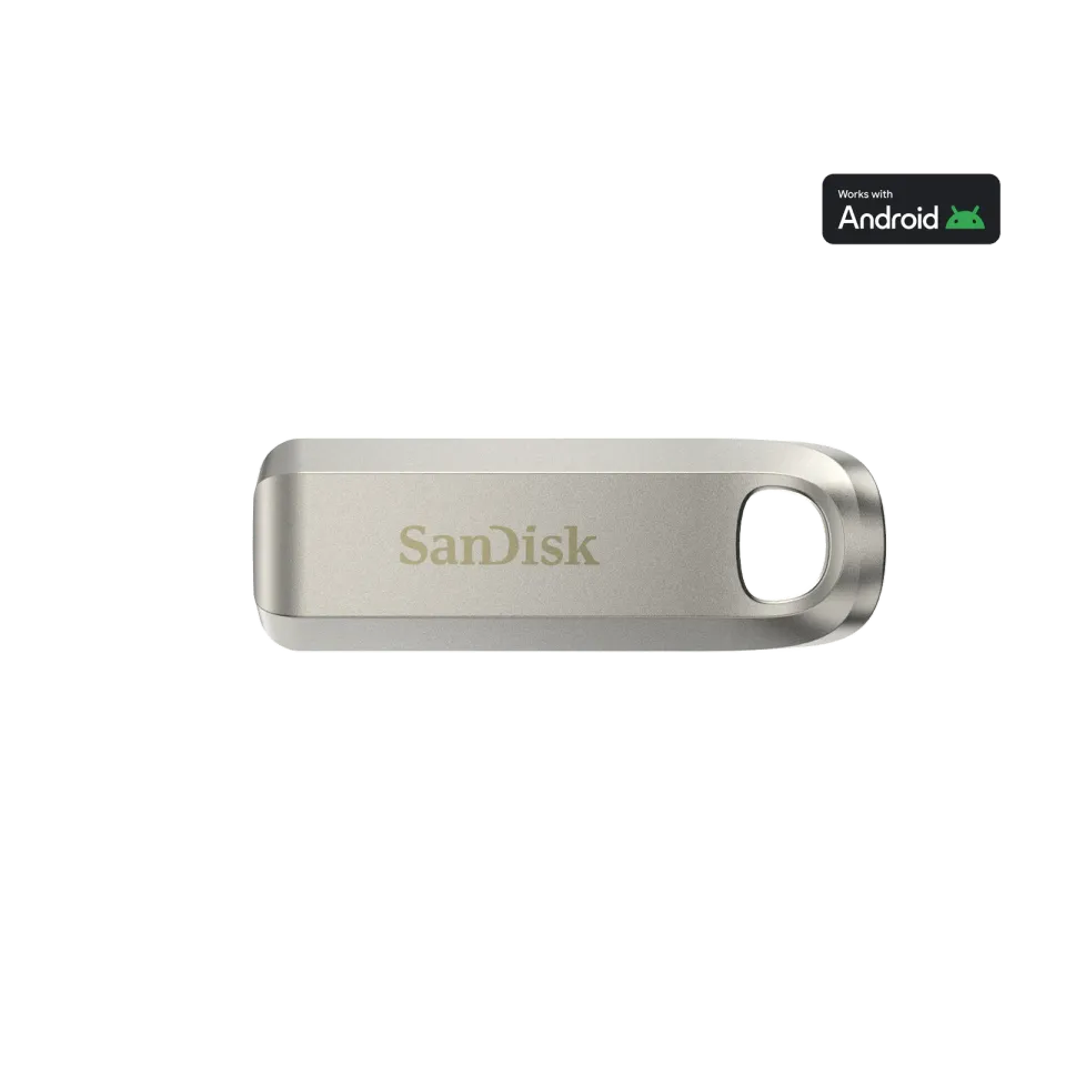 SanDisk Flash Disk 512GB Ultra Luxe USB-C 3.2 stříbrná