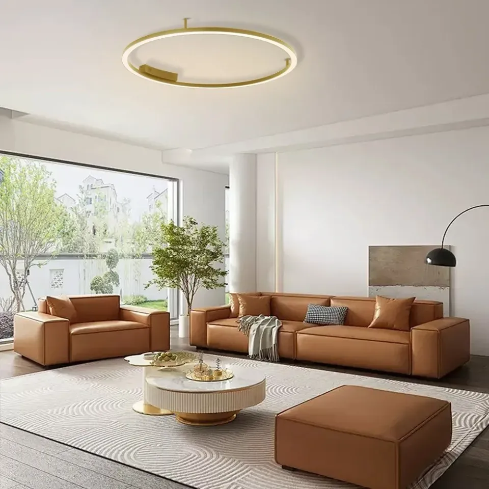 IMMAX NEO FINO SMART LED stropní (nástěnné) svítidlo zlaté 80cm 55W 4285lm, DO, Zigbee 3.0 TUYA