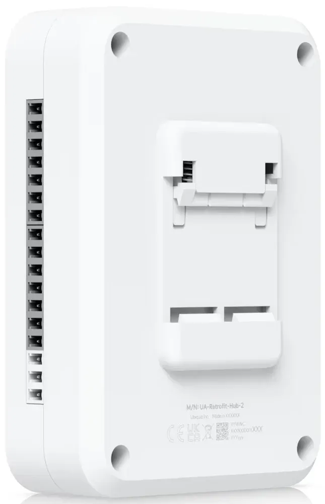 Ubiquiti UniFi Access Retrofit Hub - Hub pro 2 dveře, podpora Wiegand a OSDP čteček, 2x 100MbE, napájení DC 12/24V