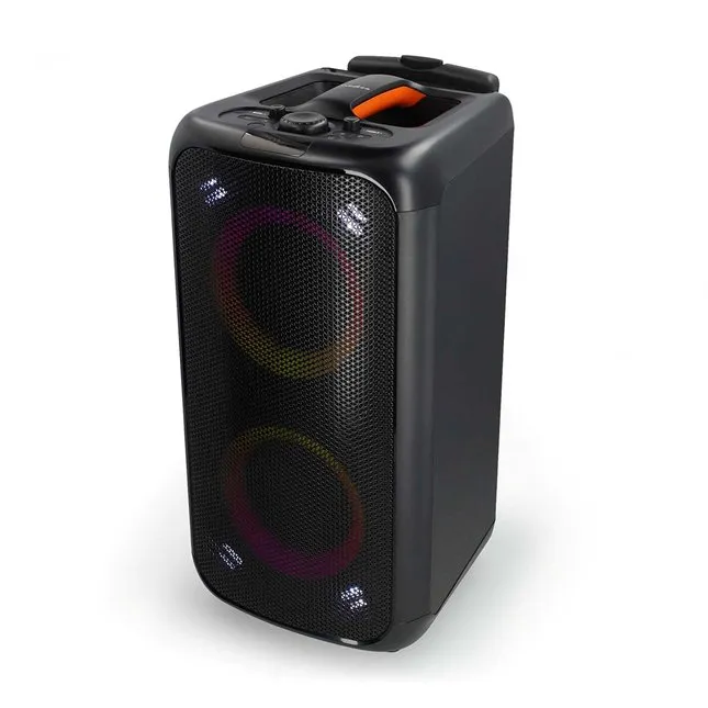Nedis SPPT2480BK - Reproduktor Bluetooth® Party | 240 W | Rukojeť | Párty osvětl
