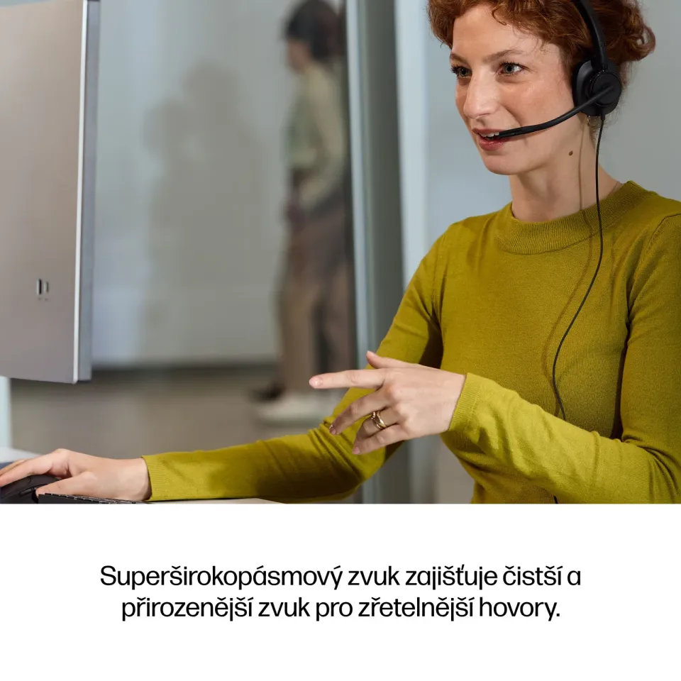 HP Poly Mission 415 Monaural USB Wired Headset WW