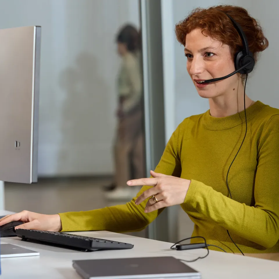 HP Poly Mission 415 Monaural USB Wired Headset WW