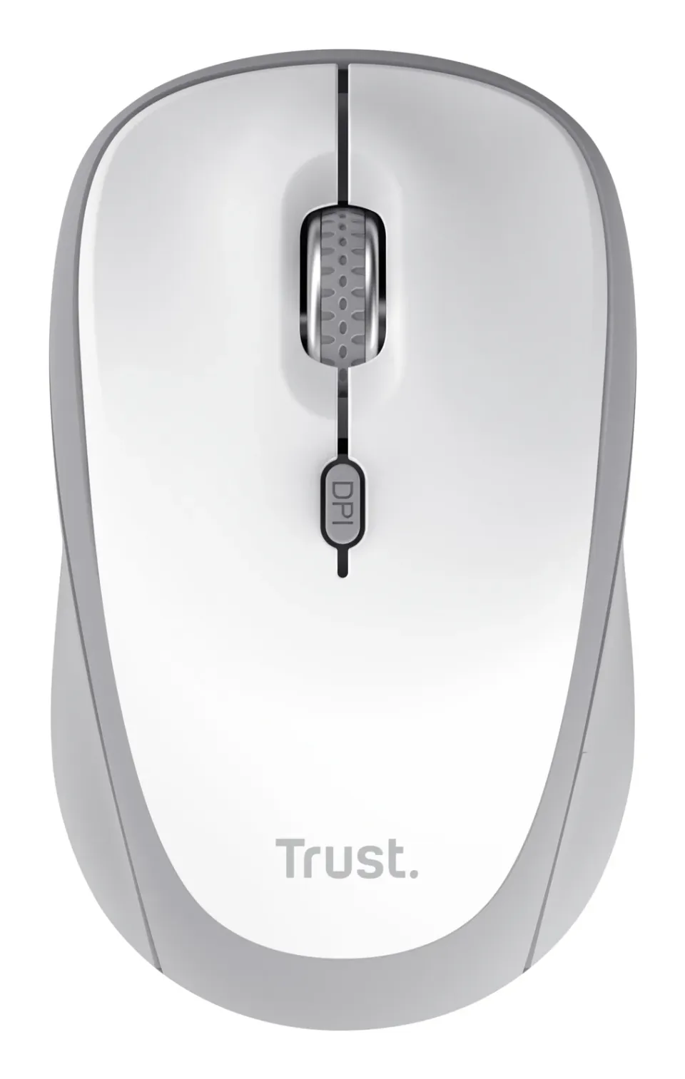 TRUST Myš YVI+, Bezdrátová, Eco, bílá - bluetooth + wifi
