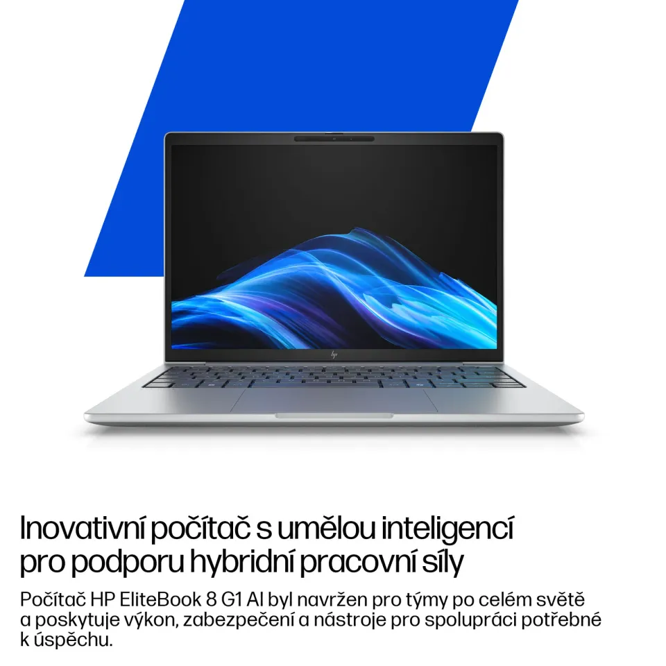 HP Elitebook 8 G1i/ Core™ Ultra 5 225H/ 16GB DDR5/ 512GB SSD/ Intel Graphics/ 16" WUXGA,matný/ W11P/ stříbrný