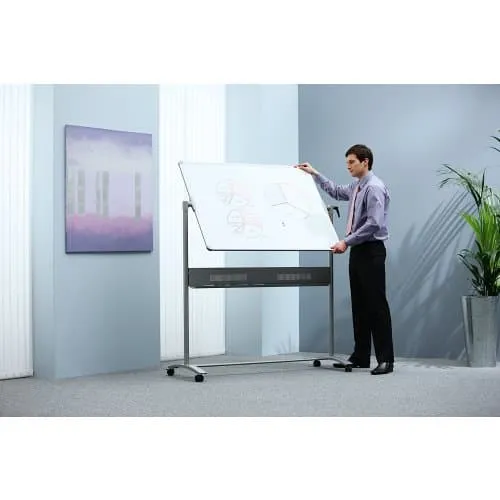 Nobo mobilní magnetická tabule Nano Clean 1200 x 900 mm
