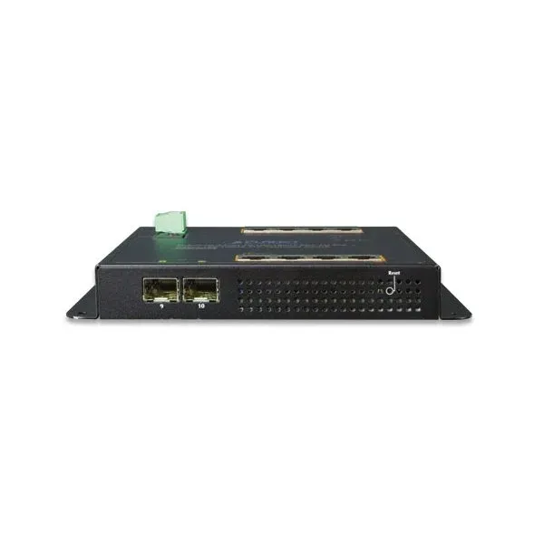 OPRAVENÉ - Planet WGS-4215-8P2S nástěnný PoE switch 8x1000B-T,2x SFP, Web/SNMP, 802.3at <200W,-40~75°C, fanless