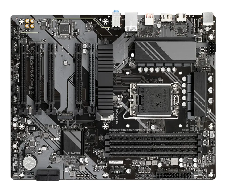 Gigabyte MB Sc LGA1700 B760 DS3H, Intel B760, 4xDDR5, 1xDP, 1xHDMI