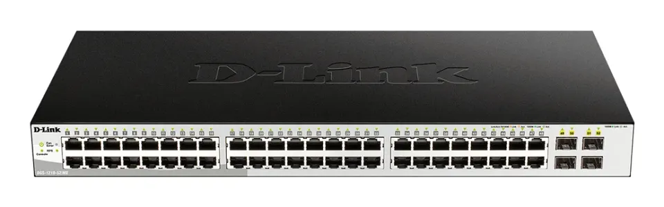 D-Link DGS-1210-52/ME/E 48-Port 10/100/1000BASE-T + 4-Port 1 Gbps SFP Ports Metro Ethernet