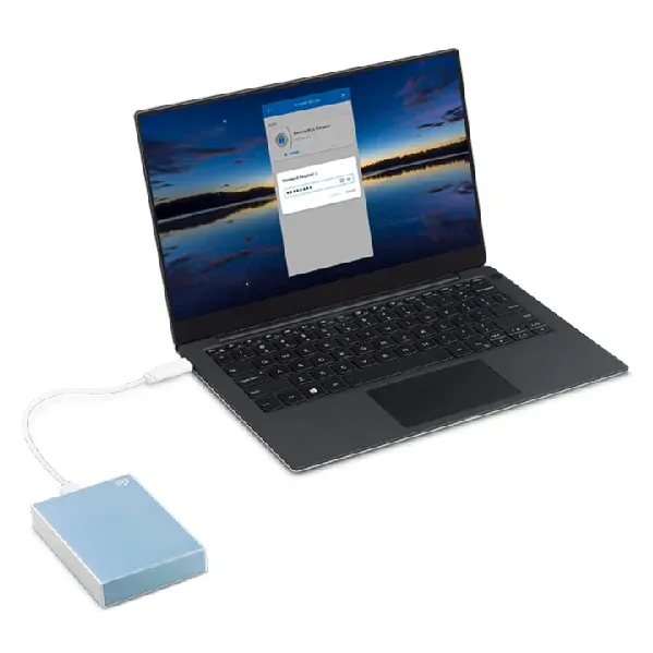 SEAGATE Externí HDD 2TB One Touch PW, USB 3.0, Modrá