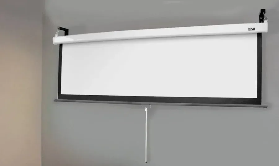 ELITE SCREENS plátno roleta 100" (254cm)/ 16:9/ 124,5×221cm/ gain 1.1/ case bílý/ MaxWhite FG/ slow retract