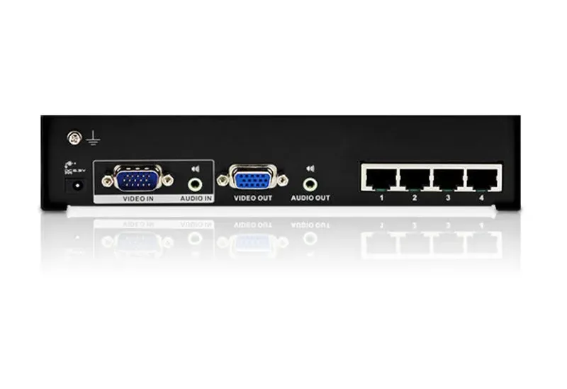 ATEN VS-1204T 4-portový VGA+AUDIO rozbočovač přez CAT5 , 300m
