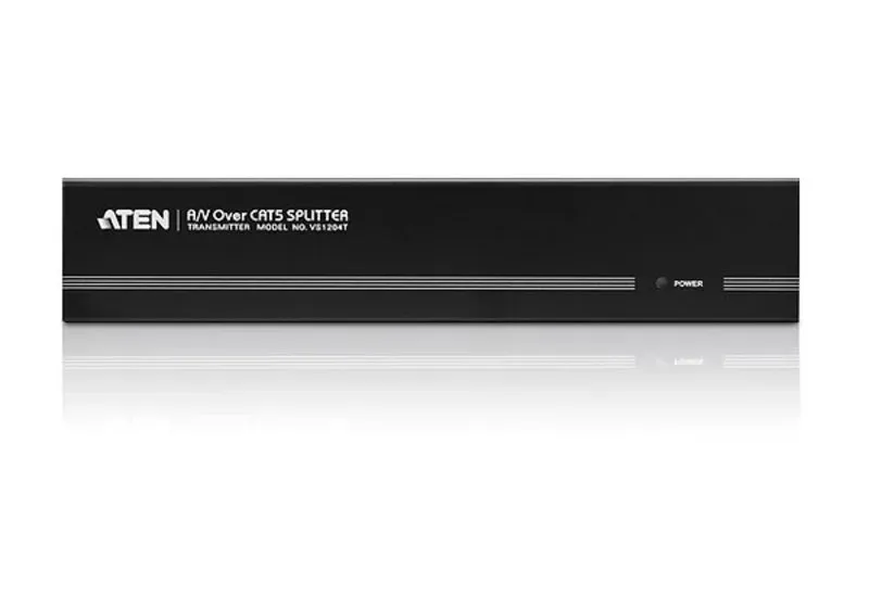 ATEN VS-1204T 4-portový VGA+AUDIO rozbočovač přez CAT5 , 300m