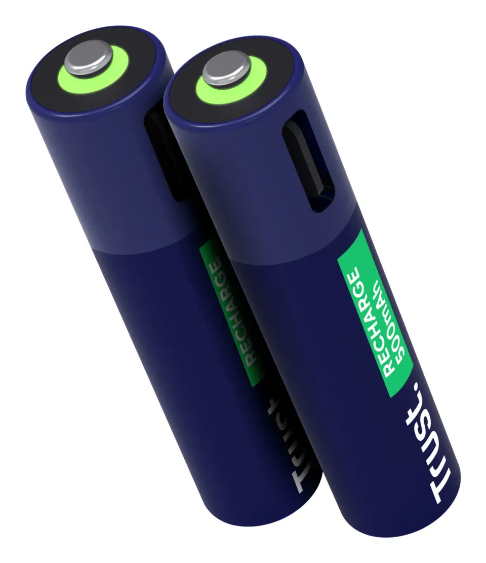 TRUST USB-C RECHARGEABLE BATTERIES 2P - AAA