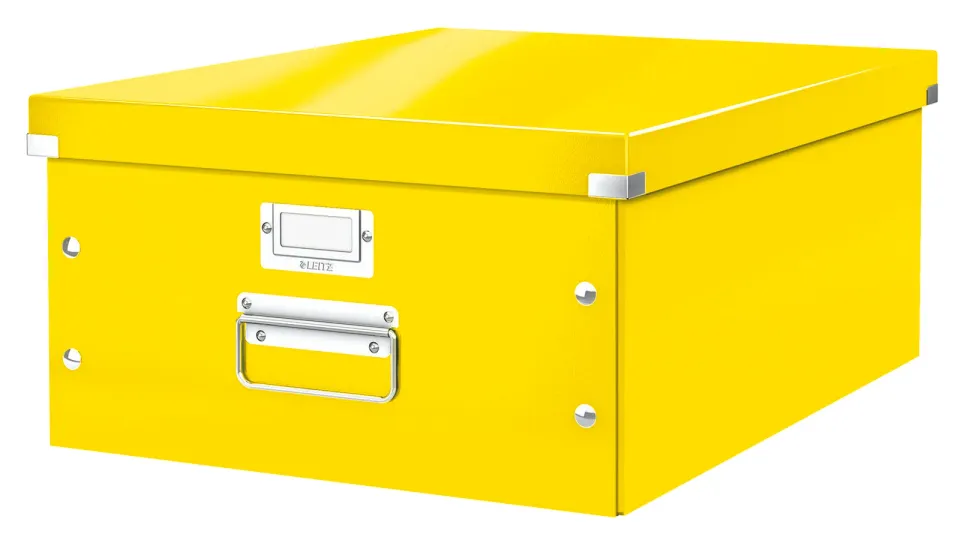 LEITZ Univerzální krabice Click&Store, velikost L (A3), žlutá