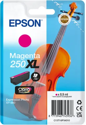 Epson Singlepack Magenta 250XL ink