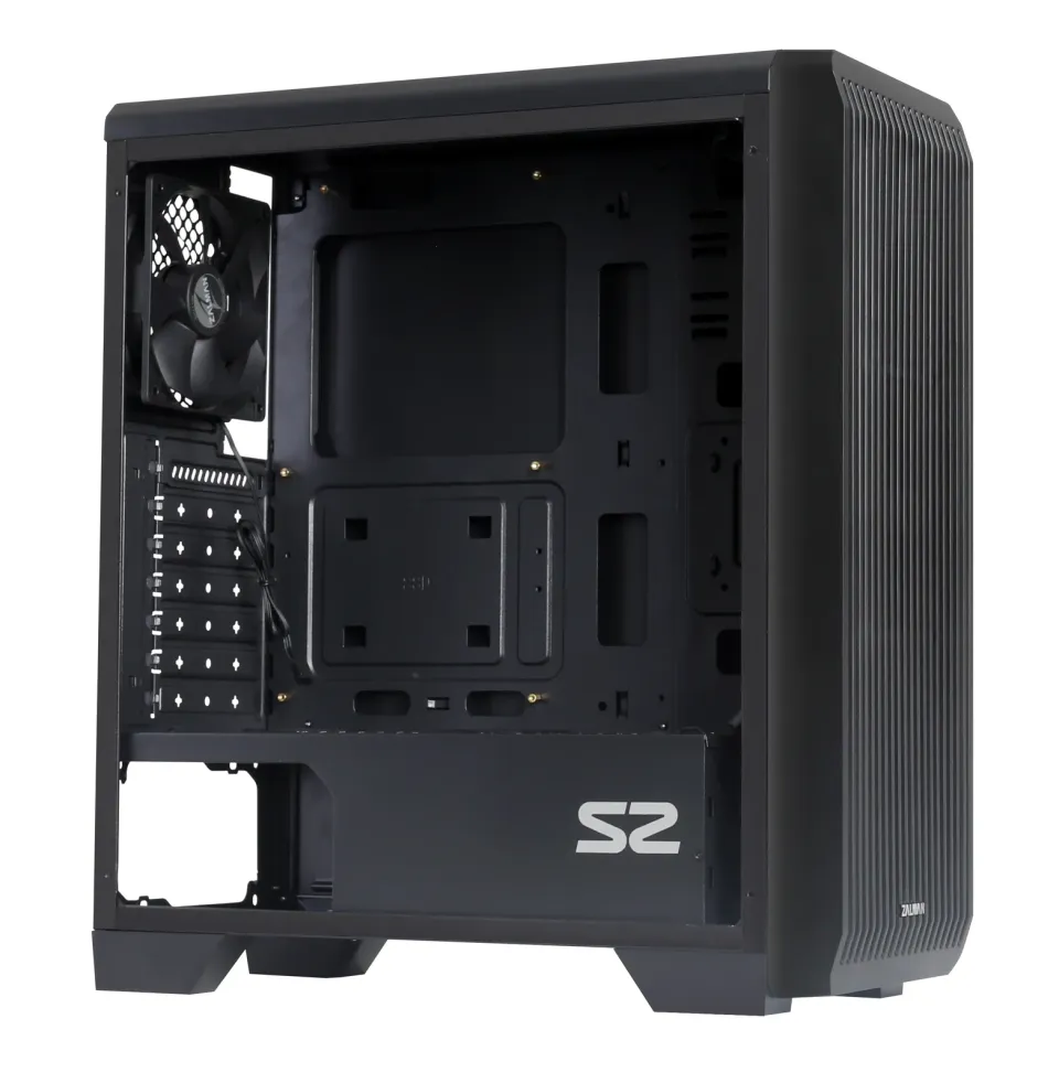 Zalman skříň S2 / Middle tower / ATX / USB 3.0 / USB 2.0 / průhledná bočnice