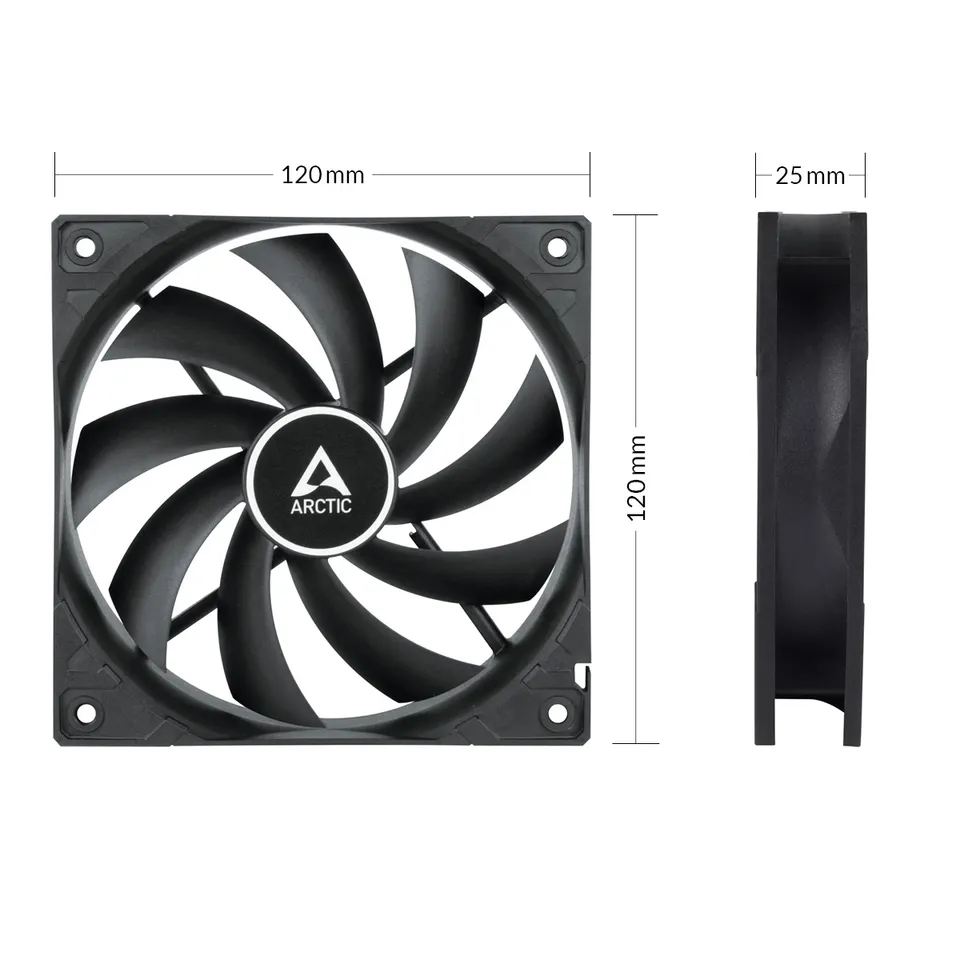 ARCTIC F12 Silent (black)