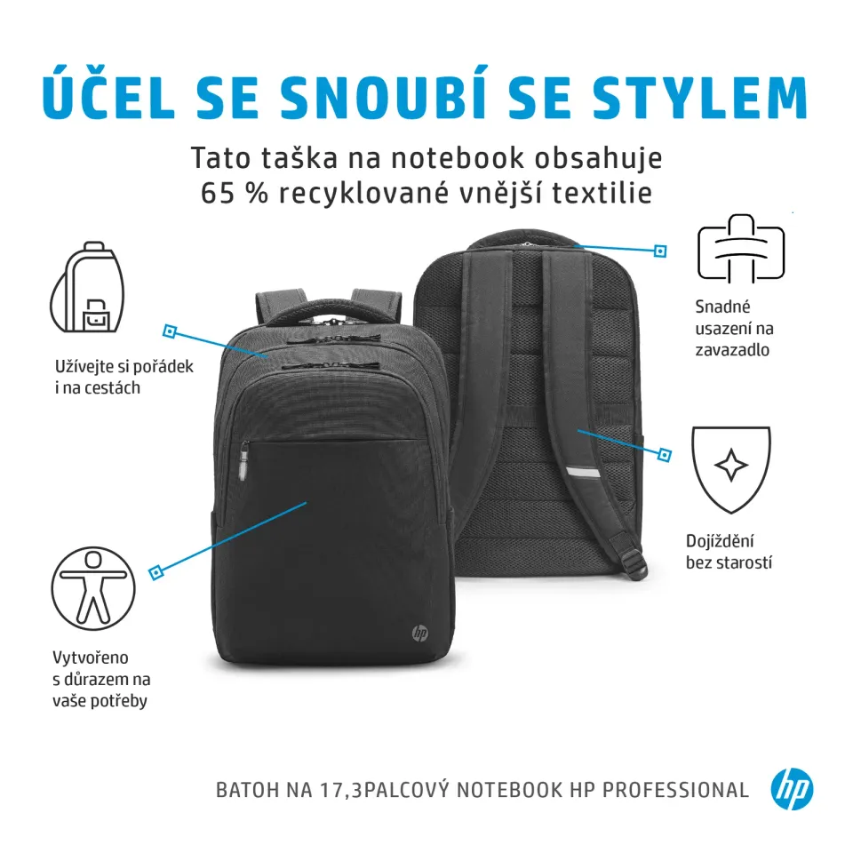 HP Renew Business Backpack - batoh na NTB 17.3"