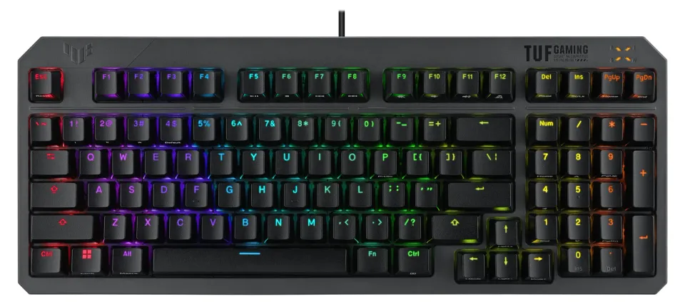 ASUS klávesnice TUF Gaming K3 GEN II, mechanická, US, šedá