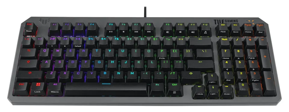ASUS klávesnice TUF Gaming K3 GEN II, mechanická, US, šedá