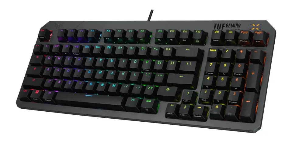 ASUS klávesnice TUF Gaming K3 GEN II, mechanická, US, šedá