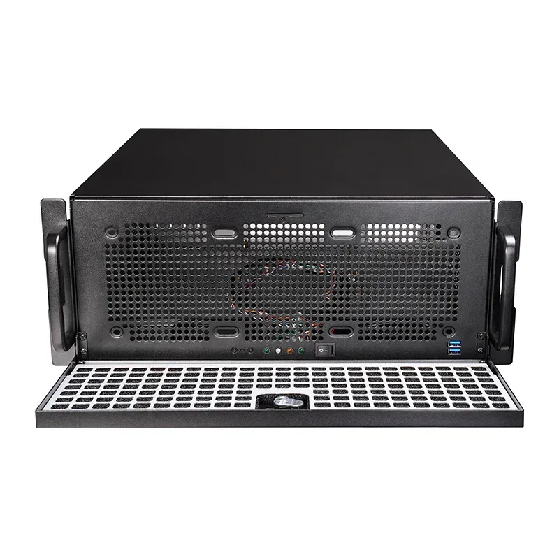 CHIEFTEC AIO rack 4U UNC-409S-AIO-OP / ATX / EATX bez zdroje / černý