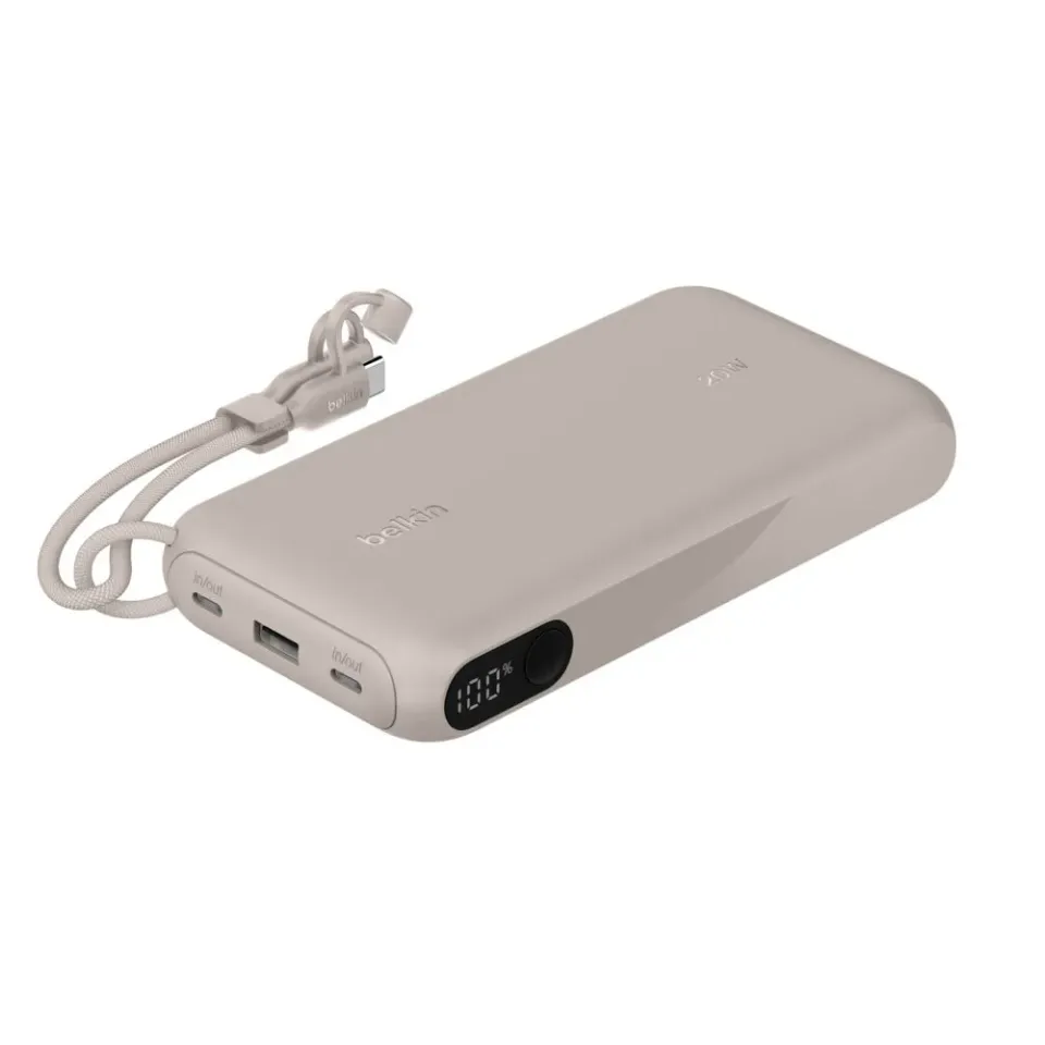 Belkin BOOST CHARGE USB-C Power Delivery PowerBanka s displejem, 20000mAh, 20W,