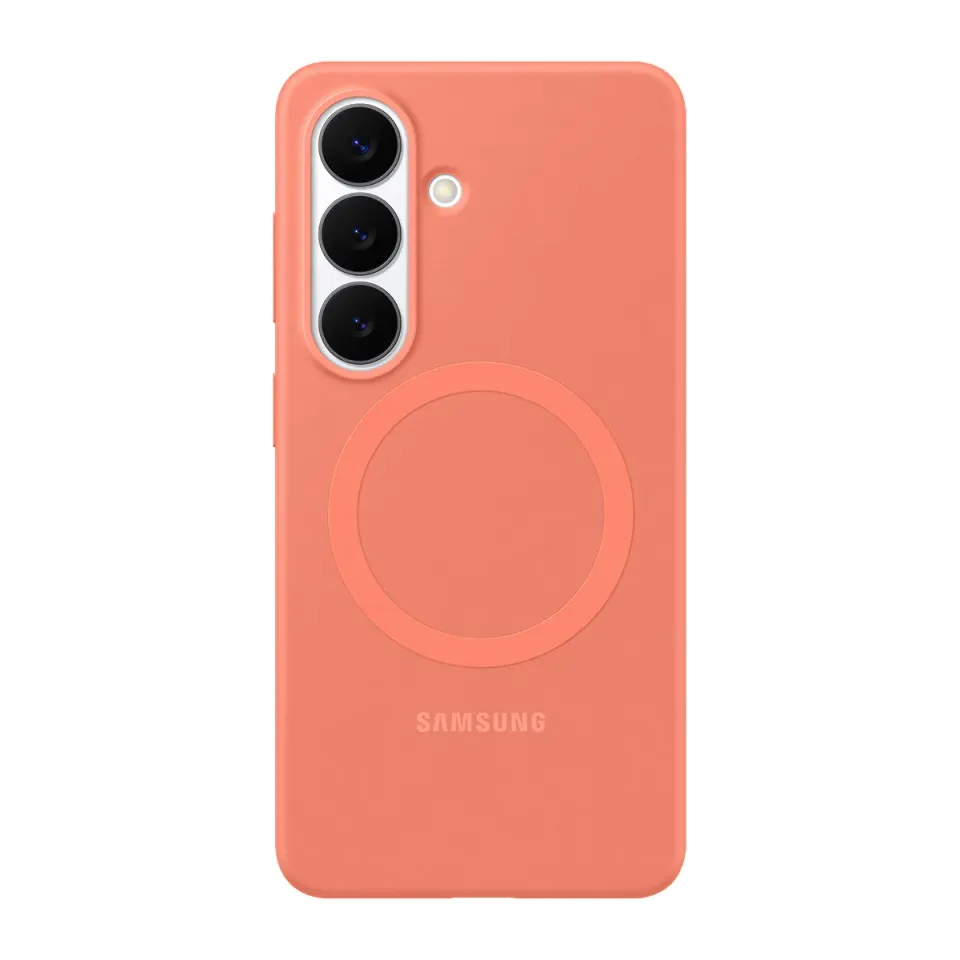 Samsung Silikonový kryt s magnetem S26 Coralred