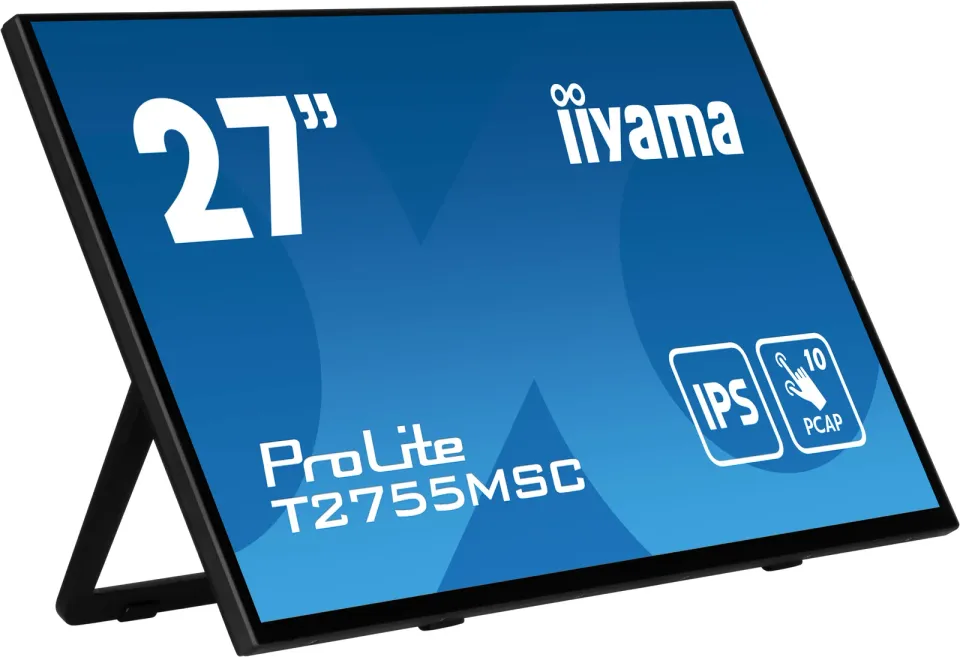 27" iiyama T2755MSC-B1:IPS,FHD,PCAP,Webcam