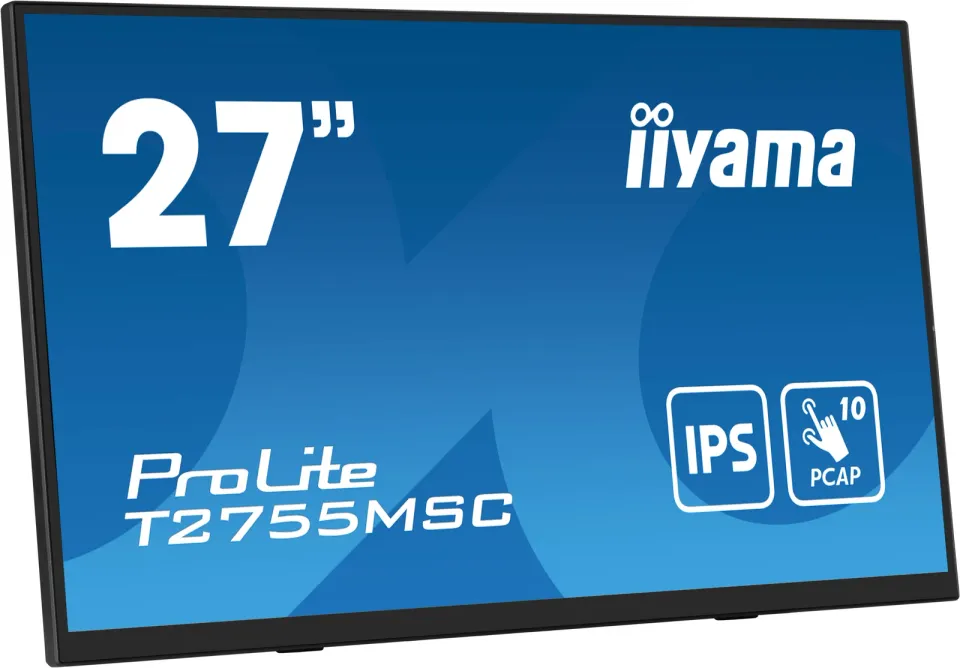 27" iiyama T2755MSC-B1:IPS,FHD,PCAP,Webcam