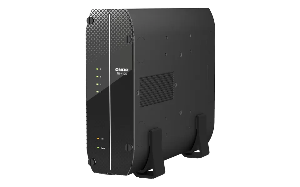 QNAP TS-410E-8G (4core 2,6GHz, 8GB RAM, 4x 2,5" SATA, 2x 2,5GbE, 4x USB 3.2, 1x 4K HDMI, fanless)