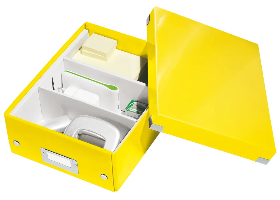 LEITZ Organizační box Click&Store, velikost S, žlutá