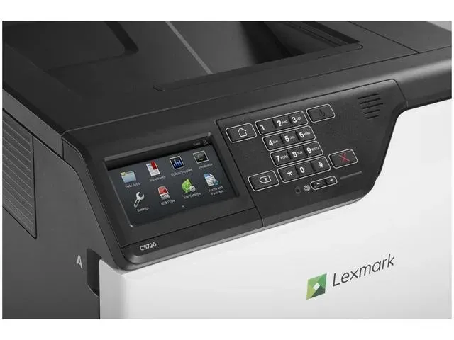 Lexmark CS725de color laser 47/47ppm, síť, duplex, dotykový LCD