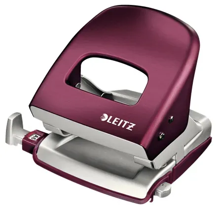 LEITZ Stolní děrovačka NeXXt STYLE 5006, granátově červená