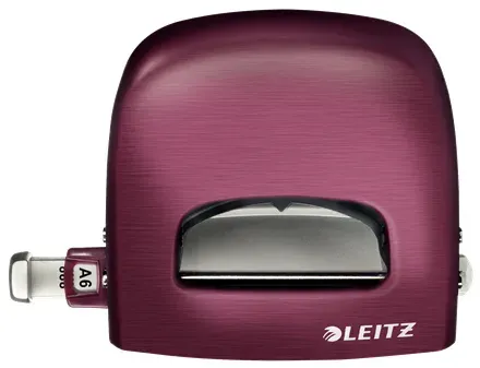 LEITZ Stolní děrovačka NeXXt STYLE 5006, granátově červená