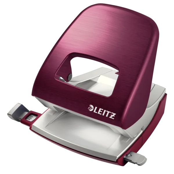 LEITZ Stolní děrovačka NeXXt STYLE 5006, granátově červená