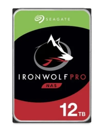 SEAGATE ST12000NT001 hdd IronWolf PRO 12TB CMR 7200rpm 256MB NAS HDD 24x7 270MB/s 3.5 RAID SATA3-6Gbps